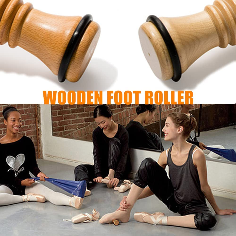 Wood Foot Massage Roller